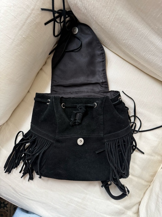 ecote mini backpack Evelina Washable Paper Backpack– Ecosusi 13 laptop sleeve Ecote Urban Outfitters Fringed Suede